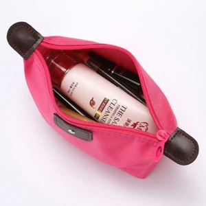 Promotion Cheap Candy Color Waterproof Foldable Toiletry Bag Cute Girls Zipper Cosmetic Bags <b>Pouch</b> - Product Image 4