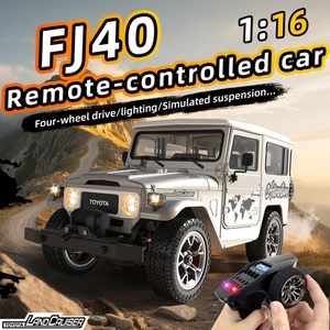 Voiture télécommandée Hg4-211 1/16 avec texture métallique, simulation Fj40, jouet pour enfants avec treuil, cadeau de Noël, idéale pour les débutants - Product Image 2