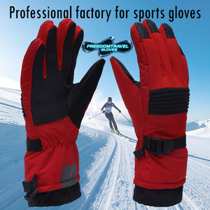 Gants de ski de sport d'hiver pour femmes avec manchette longue mitaines imperméables à écran tactile capables de faire du snowboard - Product Image 2