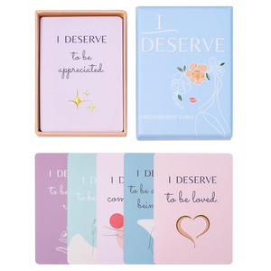 Mazzo <span class=keywords><strong>di</strong></span> <span class=keywords><strong>carte</strong></span> <span class=keywords><strong>di</strong></span> affermazione ispirato positivo con stampa personalizzata - Product Image 2