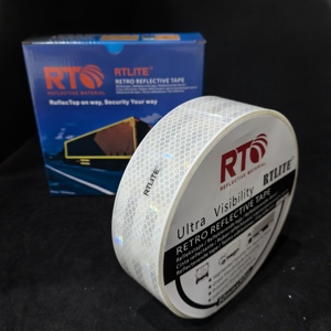 <span class=keywords><strong>Cinta</strong></span> Reflectante de Grado Diamante para Vehículos Largos, Adhesivo de Advertencia Nocturna de Seguridad para Camiones, Personalizable - Product Image 5