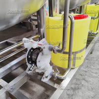 Nouveau design 2026 Système de nettoyage CIP 2000L en acier inoxydable, Pompe purificatrice d'eau RO purifiée avec roulement, 220V, Équipement de traitement de l'eau