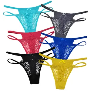 Yun Meng Ni low waist sexy tight brief woman panties thong women panties transparent sexy g string