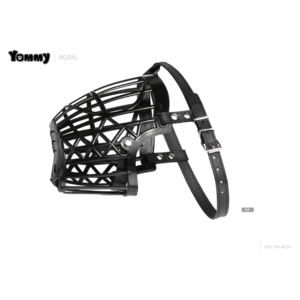 Copri-bocca in plastica PU nera per addestramento animali domestici - Product Image 2