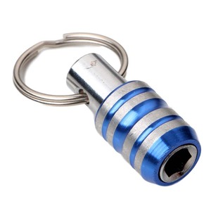Tian Shu Keychain Extension Rod 1/4 Inch Hex Socket Stainless Steel Quick Change Tool For Bike Repair - Product Image 2