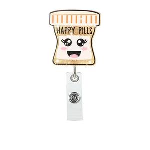 Porte-badge en acrylique pailleté en gros, porte-badge pour étudiants en soins infirmiers, porte-badge pour le bureau, accessoires scolaires - Product Image 5