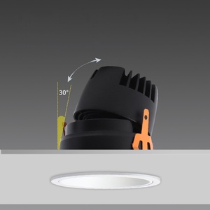 15°/24°/36° Anti Glare LED <b>Spotlight</b> Recessed COB LED Downlight 12W 15W for Living Room, Bedroom - Product Image 4