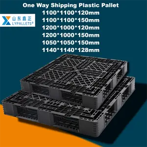 Palete de plástico HDPE barata para uso em armazém industrial, preço de fábrica, 1200x1000x150, palete de plástico para uso no solo, preços de venda