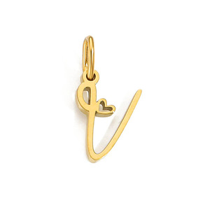 YIMEIL&Fashion A-Z 26 Lettres Pendentifs DIY Accessoires de Bijoux pour Bracelet Collier Breloques <span class=keywords><strong>en</strong></span> Acier Inoxydable pour <span class=keywords><strong>la</strong></span> Fabrication - Product Image 6