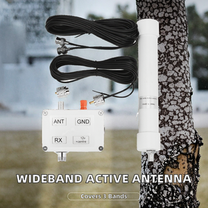 <span class=keywords><strong>Antena</strong></span> Activa de 10KHZ 30MHZ, Mini <span class=keywords><strong>Antena</strong></span> de Látigo <span class=keywords><strong>HF</strong></span> LF VLF VHF SDR RX de Onda Corta, 5-13V 100mA, <span class=keywords><strong>Antena</strong></span> Receptora Portátil con Ganancia de 10.0dbi - Product Image 2