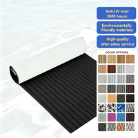 Revêtement de pont de yacht en mousse EVA imitation teck personnalisé, résistant aux UV, auto-adhésif, tapis de sol marin antidérapant, imperméable, couverture de pont de bateau