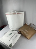 Sacs postaux biodégradables en papier avec logo personnalisé imprimé artisanal T-shirts pour vêtements Emballage en enveloppe kraft brune avec poignée