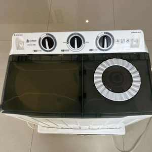 <span class=keywords><strong>8KG</strong></span> Mini petite machine à laver semi-automatique domestique avec double seau en acier inoxydable - Product Image 3