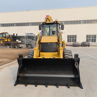 Excavator Loader Mini 360 Derajat Model H 7-12T Buatan China 4x2 4x4 Backhoe Hq10-08