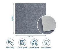 Tapis protecteur de sol anti-rayures pour chat tapis de trappeur de litière pour chat anti-dérapant personnalisé tapis de fournitures pour animaux de compagnie