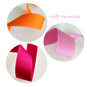 100% <span class=keywords><strong>Sangle</strong></span> en coton coloré mercerisé <span class=keywords><strong>Sangle</strong></span> de taille <span class=keywords><strong>25mm</strong></span> Ruban de bande de coton de taille unique - Product Image 1