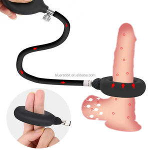 Ayarlanabilir boyutu erkekler için şişme Penis halkaları toptan Penis eğitmenler skrotum sıkacağı gecikme boşalma şişme horoz yüzükler - Product Image 1
