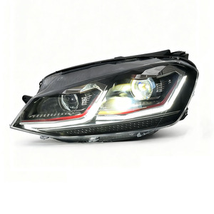 Ricambi Auto SJC per <span class=keywords><strong>Volkswagen</strong></span> <span class=keywords><strong>Golf</strong></span> 7 <span class=keywords><strong>7.5</strong></span> Faro a LED 2013-2020 con Luce Diurna Modificata Lampada Anteriore per Aggiornamento Accessori Auto - Product Image 3