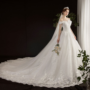 New Fashion High Quality Custom Cheap <b>Bridal</b> Gowns Elegant Ball Gown Cheap Wedding Dress - Product Image 3