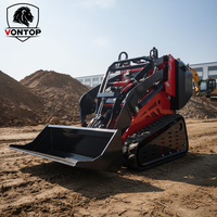Minipala Compatta Diesel da 17.1KW Personalizzata con Trinciatrice Forestale e Tosaerba