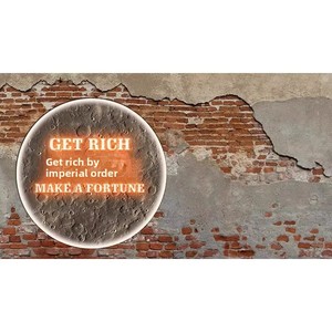 Papier peint en tissu sans couture à motif brique vieilli style industriel, sur mesure pour restaurants sur le thème du camping et restaurants de fondue - Product Image 5