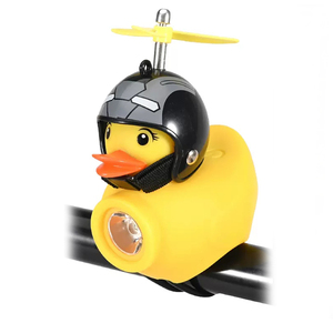 Lumière LED de vélo pour enfants Cartoon Duck Bicycle Lights USB Rechargeable Bike Light with Horn Function - Product Image 1