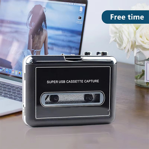 Lecteur de cassettes rétro transparent avec fonction de conversion MP3 et enregistreur de cassettes sans fil BT à inversion automatique pour la conversion de musique - Product Image 4