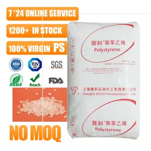 PS GPPS Hips 525 535 Food Grade PS Plastic Raw Materials Polystyrene Virgin Pellet Gpps Hips For Disposable Lunch Box