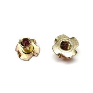 Đai Ốc Hình Trụ Bốn Móng Hệ Mét Mạ Kẽm M5 M6 M8 <span class=keywords><strong>M10</strong></span> Đai Ốc Chữ T Có Ren Cho Đồ Nội Thất Đai Ốc Chèn Ren Cho Đồ Nội Thất - Product Image 2