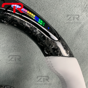 <span class=keywords><strong>Volante</strong></span> Deportivo de Fibra de Carbono Forjado con LED y Palanca de Cambios para <span class=keywords><strong>BMW</strong></span> G15 G16 G20 G30 G21 G22 G23 320i <span class=keywords><strong>325i</strong></span> 330i 340i 540i - Product Image 3