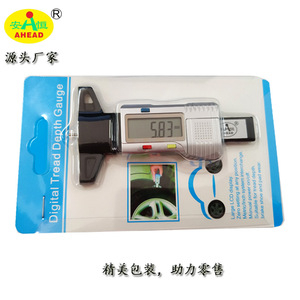 AHEAD Digital Depth <b>Gauge</b> 0-25.4mm 0.01mm Resolution Tire Tread <b>Measurement</b> <b>Tool</b> - Product Image 5