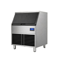 Machine à glaçons RTK 80 kg/jour, équipement de réfrigération commercial, machine à glaçons carrés en acier inoxydable pour bar, hôtel
