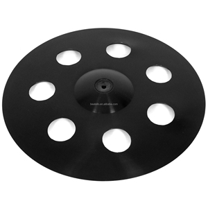 Cymbales de <span class=keywords><strong>batterie</strong></span> électrique Beatello 20 pouces en caoutchouc noir Trash Ride-Ergonomiques et pliables compatibles avec les effecteurs - Product Image 6