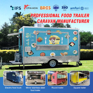 Remorque de restauration mobile <span class=keywords><strong>à</strong></span> cadre galvanisé, étanche, pour la vente de nourriture en rue, les foires, les festivals, les parcs, la location - Product Image 6