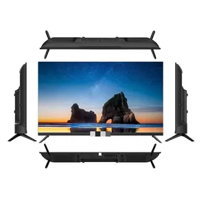 原装品牌平板DVBT2安卓11显示器高清led电视32英寸液晶电视带语音控制智能电视批发