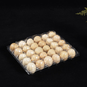 30 vừa trứng trong suốt Pet nhựa vỉ quá trình container với nắp tròn - Product Image 3