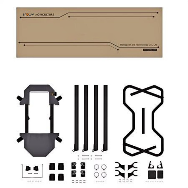 BROUAV Agricultural Drone Frame Kit with Gear and Carbon Fiber Arms-DIY Small Size Cost-Effective