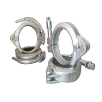 Vente en gros, vente chaude, collier de serrage rapide DN125 DN80, collier de serrage pour tuyau de pompe à béton