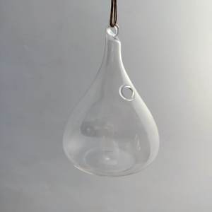 Vaso Sospeso in Vetro Moderno Fatto a Mano per Idroponica, Terrario Soffiato a Mano Marca Jingyi, Fiori per Matrimonio, Decorazione Casa, Vendita all'Ingrosso, Pezzo Unico - Product Image 4