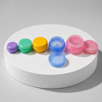 Pot à crème en forme de champignon de 5g à 50g, conteneur vide pour crème pour le visage, emballage pour soins de la peau, mini pot cosmétique en plastique PP pour crème pour les yeux
