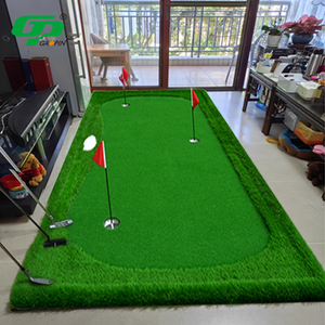 Tapis de putting de golf portable pour l'extérieur/l'intérieur, gazon PP long et <span class=keywords><strong>court</strong></span>, 100x300cm, vert, personnalisable pour la pratique du golf - Product Image 6