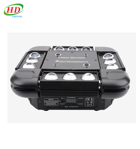 12 cái độ sáng cao 10 Wát RGBW 4-in-1 <span class=keywords><strong>LED</strong></span> Storm Beam Laser di chuyển đầu cho công viên chủ đề các ứng dụng - Product Image 1