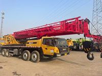 Truk Crane SANYI Sany STC600T5 Bekas 60Ton 60m Tinggi Mesin Mercedes-Benz Gearbox 2023 50ton 2023 Garansi Bantalan Satu Tahun