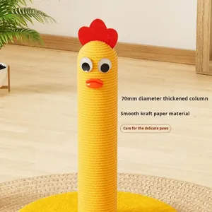 Cat Climbing <b>Frame</b> Scratching Post Density Board Home Use Small Apartment Wear-resistant Non-shedding Vertical Cat Scratching - Product Image 5