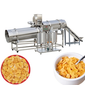 Machine à flocons de maïs pour petit-déjeuner Kellogg entièrement automatique - Ligne de production de boules de céréales croustillantes personnalisables pour enfants - Product Image 4