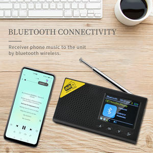 Factory Portable DAB DAB+FM <b>Digital</b> Radio with 2.4 Inch Color LCD Display DSP Rechargeable Battery Built-In Speaker Travel Radio - Product Image 4