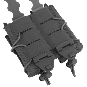 Sac de taille tactique style tigre, veste avec montage MOLLE, double boucle à dégagement rapide, compatible avec les sacs, pochettes en nylon - Product Image 6