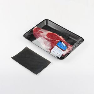 Misource Super Absorbing Disposable Paper Absorbent Pad Food Grade Eco-Friendly 70ml/pcs Absorbency <b>Meat</b> Tray Food Industry - Product Image 1