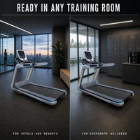 Tapis roulant motorisé FEIFANHONGYU, machine de course commerciale, équipement de fitness pour la maison, écran LCD pour exercices cardiovasculaires en intérieur