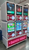 Máquina Expendedora de Juguetes WANGERBAO, Dispensador de Cápsulas Gacha, Mini Exhibidor de Pósteres Metálicos, Funciona con Monedas, para Mayores de 6 Años, para Gachapon de 60-100 mm